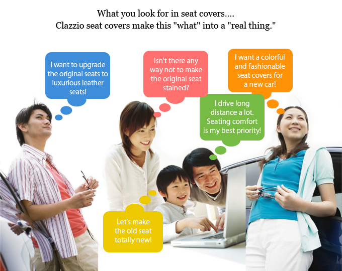 What you look for in seat covers,Clazzio seat covers make this what into real thing.