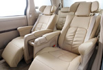 Vellfire row 2 (Tanned baige)